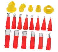 Operitacx Ugelli Silicone con Base Rimovibile per Colla Epossidica e Sigillante Ugelli Calafataggio Acciaio Inox per da Te e Progetti Domestici