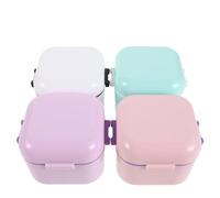 Operitacx Valigetta per Attrezzi da Pedicure con Cestello Filtro, Contenitore Porta Punte per Trapano Unghie in Plastica Resistente, Scatola per Manicure Art Uso Professionale e