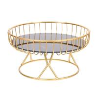 Operitacx Vassoio da Portata in Ferro Nero Piccolo, Contenitore la Conservazione della Frutta del Pane, Cestino Decorativo Cavo per Cucina, Adatto a Famiglie, Ristoranti e Hotel