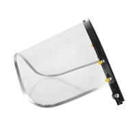 Operitacx Visiera Protettiva per Casco da Saldatura Rigida, Schermo Anti-schizzi Trasparente per Protezione Facciale, Installazione Rapida per Operai Edili e Saldatori