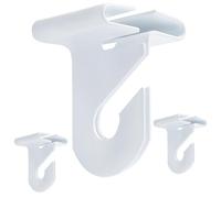 Opfiue 60 ganci da soffitto a goccia, clip per piastrelle da soffitto, ganci decorativi per aule, ufficio, casa, matrimoni