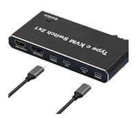 OPFVUJIKX 3 4 USB C KVM Switch 4K 144Hz USB 2.0 KVM Switch USB 8K 60Hz HMI DP USB KVM Switcher