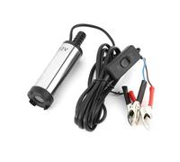 OPFVUJIKX Pompa di trasferimento Carburante elettrica da 12 V, 38 mm, Pompa sommergibile for rifornimento di Acqua e Olio, for Auto e Moto Diesel.