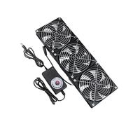 OPFVUJIKX Ventilatore di scarico, Ventola Di Raffreddamento Da 120 Mm 3000 Giri/min Con Controller 12 Cm V Btc Telaio A Macchina Workstation Radiatore Del Server