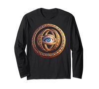 Ophanim Arte Spirituale del Design degli Angeli biblicamente accurato Maglia a Manica