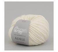 Ophelia Italy Adele - 001 Bianco - Gomitoli Lana 50g Filato Stoppino, 70% Acrilico, 30% Lana Vergine, Filati per Lavoro a Maglia, per Ferri e Uncinetto.