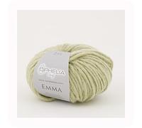 Ophelia Italy Emma - 006 Verde Chiaro - Gomitoli Lana 50g Filato stoppino, 15% Alpaca, 15% Lana Vergine,10% Viscosa, 60% Acrilico, Filati per Lavoro a Maglia, Gomitolo per Ferri e Uncinetto.