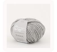 Ophelia Italy Emma - 008 Grigio Chiaro - Gomitoli Lana 50g Filato stoppino, 15% Alpaca, 15% Lana Vergine,10% Viscosa, 60% Acrilico, Filati per Lavoro a Maglia, Gomitolo per Ferri e Uncinetto.