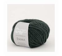 Ophelia Italy Emma - 014 Verde Acqua - Gomitoli Lana 50g Filato stoppino, 15% Alpaca, 15% Lana Vergine,10% Viscosa, 60% Acrilico, Filati per Lavoro a Maglia, Gomitolo per Ferri e Uncinetto.