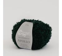 Ophelia Italy Lane - Apollo Bouclé Verde Scuro - Gomitoli Lana 50g - 53% Acrilico 25% Mohair 12% Poliestere 10% Lana Vergine - YARN - Uncinetto: 10 mm
