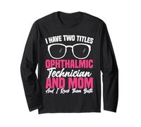 Ophthamlic Tecnico Optometria Due Titoli Tecnologia oftalmica Maglia a Manica