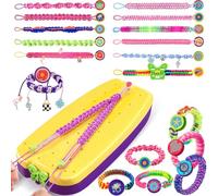 Ophy Kit per Braccialetti Ragazza, Crea Braccialetti Bambina Kit Braccialetti fai da te Idee Regali per Ragazze 5-10 Anni Gioielli Bambina Braccialetti fai da te Regalo Compleanno