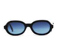 Ophy Tahi Occhiali Da Sole Uomo Nero Squadrato Blu 52mm