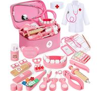 Ophy Valigetta Dottore Bambini, 16 Pezzi kit Dottoressa Bambina per Ragazze e Ra