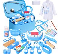 Ophy Valigetta Dottore Bambini, Kit Dottoressa con Stetoscopio ad Alta Simulazione Kit Dottore Bambino per Bambini dai 3 Anni Gioco di Ruolo per Ragazzi e Ragazze di 3-8 Anni Kit Medico Giocattolo