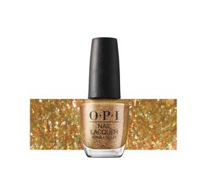 OPI Nail Lacquer Terribly Nice HRQ02 Five Golden Flings 15ml - smalto per unghie
