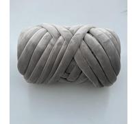 OPica 1000g Super Velluto Grosso Filato Spesso Ingombrante Filo Gigante Sacchetto Bianco per Le Mani di Lavoro A Maglia Fai da Te Braccio Morbido Grande Coperta Tappeto Sfere