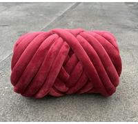 OPica 1000g Super Velluto Grosso Filato Spesso Ingombrante Filo Gigante Sacchetto Bianco per Le Mani di Lavoro A Maglia Fai da Te Braccio Morbido Grande Coperta Tappeto Sfere