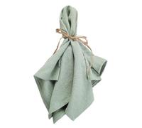 OPica Tovaglioli di stoffa verde salvia Set di 10 tovaglioli da cucina in tessuto di cotone per la decorazione di nozze in fattoria