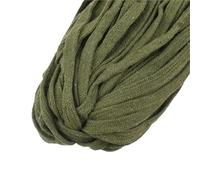 OPIGJUFD Elastico per Cucito Cavo Elastico 50M 10mm Corda di Cotone Scarpe Cintura Pizzo Elastici Corde Pantaloni Indumento Elastico Piatto Forniture for Artigianato Cucito Cucito(Deep Green)