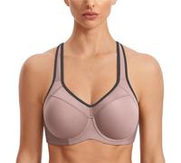 OPIGJUFD Reggiseno Sportivo ad Alta Intensità Intimo Push-up con Ferretto, Leggermente Foderato, Supporto Completo e Schiena Scoperta, Abbigliamento da Donna(34,Color 5_G)