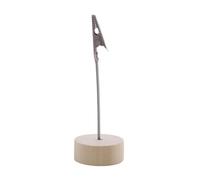 OPIGJUFD Supporto Numero Posto 10 pezzi Nuovo porta biglietti da visita portatile in legno con clip Porta biglietti da visita for matrimonio con foto, promemoria, numero e nome, base(Color-A)