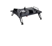 OPIGJUFD Tavolo da Campeggio Tavolo da campeggio pieghevole multifunzionale Set completo di braciere a rullo regolabile(Black stove only)