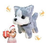 Opilroyn Animali domestici elettronici per bambini, giocattoli in movimento per bambini | Figure giocattolo cane gatto che cammina, giocattolo interattivo animale da compagnia, cane che abbaia lavora