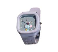 Opilroyn Bambini - Sport Impermeabile, Outdoor Cartoon Digitale | Moda Quadrato in Silicone con Cinturino per Ragazzi Ragazze Età 3-10, Grigio, Refer to description, Unisex