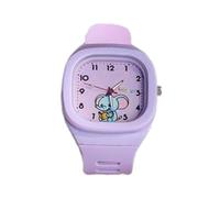 Opilroyn Bambini - Sport Impermeabile, Outdoor Cartoon Digitale | Moda Quadrato in Silicone con Cinturino per Ragazzi Ragazze Età 3-10, Viola, Refer to description, Unisex