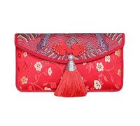 Opilroyn Buste portafortuna rosse per il capodanno cinese - Tradizionalmente Ricamate | Busta portafortuna per matrimonio con nappe, per adulti e anziani, casa, riunioni di famiglia, vacanze