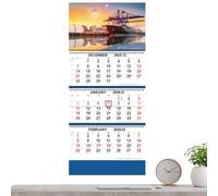 Opilroyn Calendario da parete 2026 - Display verticale da parete | Pianificazione Organizzazione Calendario delle vacanze per scuola, posto di lavoro, dormitorio, appartamento, hotel, gestione del