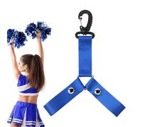 Opilroyn Cheerleading Pompon Holder - Cheerleader Team Ciondolo con bottone automatico per borsa da cheerleader - per ragazze cheerleading, giochi sportivi, attività scolastiche e danza