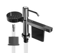 Opilroyn Dispenser di sapone con pompa per lavello da cucina - Accessori da cucina con portacoltelli - Dispenser di sapone da sotto il lavandino - Adatto per lavanderia, bagno, ristorante e hotel