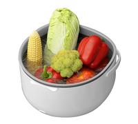 Opilroyn Dispositivo per la pulizia della frutta, pulitore a ultrasuoni, detergente elettrico per ingredienti da cucina, cestino per la pulizia degli alimenti
