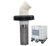 Opilroyn Filtro per tubo da giardino | Tappo filtro per ingresso acqua piovana - Tappo per secchio per pioggia per foglie morte