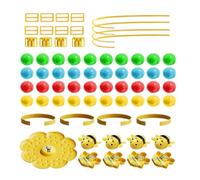 Opilroyn Gioco da tavolo per bambini | Educativo e divertente magnetico portatile | Gioco da tavolo con perline | Per bambini adulti gruppi multiplayer viaggi all'aperto interni giardino cortile