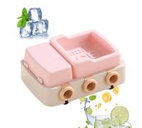 Opilroyn in Silicone per Ghiaccio, 6 Scomparti Facile Da Sformare Stampo Riutilizzabile Con Coperchio - Forma Per La Creazione Di Ghiaccioli Fatti In Casa | Caramelle Di Yogurt Gelatina Di