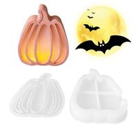 Opilroyn in silicone per Halloween, 2 pezzi per gesso di - Decorazione di Halloween Lampada d'atmosfera Kit fai da te per hobbisti per la casa, bambini, principianti, adulti