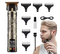 Opilroyn Macchina per il taglio dei capelli da uomo, con pettini guida | Macchina ricaricabile per tagliare il pelo per marito, padre, fidanzato o figlio