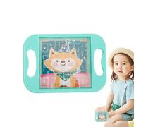 Opilroyn Puzzle per bilanciamento delle perle, giocattolo labirinto di perle, Balance Maze Board Game Handheld Perline, Fun Interactive Kids Activity Board Party Favori per il giorno del