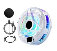 Opilroyn Raffreddatore Magnetico per Telefono | Raffreddamento Tablet con Luce RGB,Ventilatore Portatile per Telefono - Per Uomini Donne Streamer Appassionati di Tech Ufficio Casa Appartamento