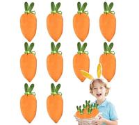 Opilroyn Sacchetti per Pasqua, 10 sacchetti di velluto con coulisse, sacchetti di carote con coulisse per Pasqua, per dolci, giocattoli, sorprese, cestini per la ricerca delle uova