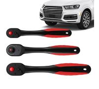 Opilroyn Set di chiavi a cricchetto - Chiave a cricchetto da 1/4" 3/8" da 1/2 di pollice, 3 chiavi a cricchetto, chiave a cricchetto multifunzionale per la cura e la riparazione dell'auto