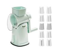 Opilroyn Tagliaverdure - Utensile da cucina multifunzionale per affettare e grattugiare, Strumento manuale per affettatrice e grattugia per pomodoro limone patate cavolo carota cipolla cetriolo