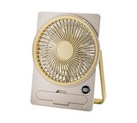 Opilroyn Ventilatore da scrivania - Strumento di raffreddamento personale elettrico LCD Display digitale alimentato USB Appendibile in piedi, ventilatore da tavolo per cucina, studenti