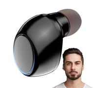 Opilroyn Veri auricolari wireless: auricolari Bluetoth Macaron nascosti nell'orecchio, auricolari sportivi monoorecchio, display di alimentazione sinistro e destro