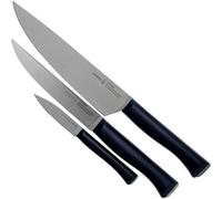 Opinel - Set Trio Intempora, 1 Coltello da Chef, 1 Coltello da Taglio, 1 Coltello da Ufficio - Acciaio Inossidabile, Poliossimetilene, Full Tang - Garanzia a Vita