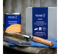 Opinel Kit Manutenzione - Pietra Da Affilare, Olio E Panno Microfibra