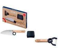 Opinel Le Petit Chef : set coltello+ salvadita+pelapatate per bimbi (nero)